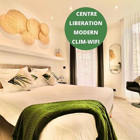 Liberation Center - Private Balcony - 24&7 Reception - Luggage Storage Aparthotel Nice Buitenkant foto
